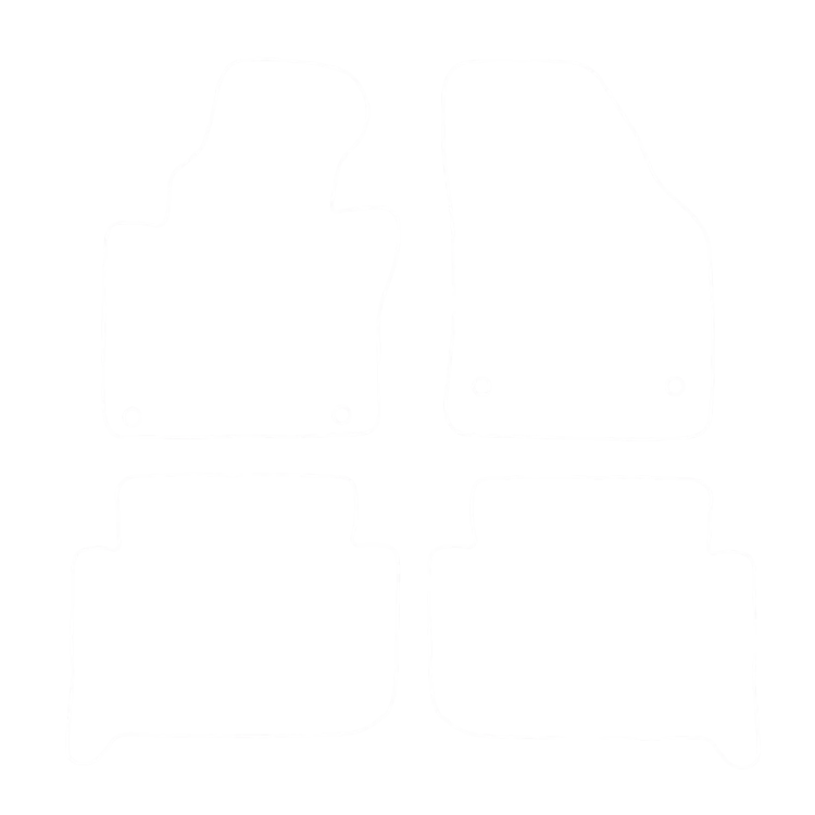 Dywanik EVA kierowcy do Volkswagen Touran I (5 siedzeń) 2003-2015 - obrys