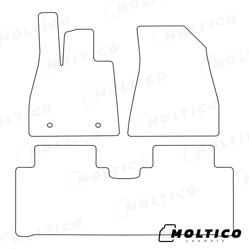 Dywanik EVA kierowcy do BYD Seal 2022- - obrys