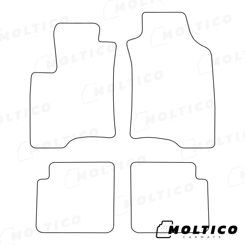 Dywanik EVA kierowcy do Ford Puma 1997-2002 - obrys