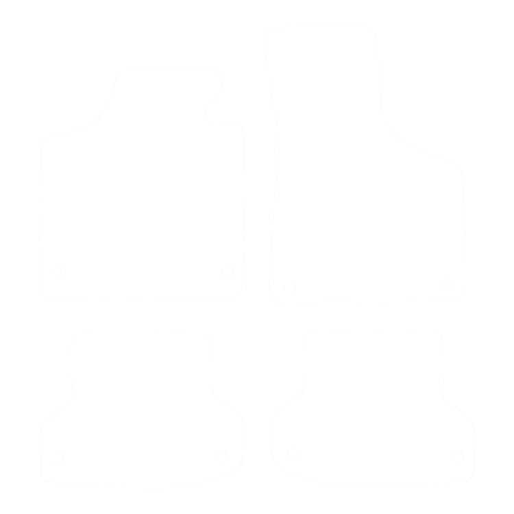 Welurowy dywanik kierowcy do Audi A3 II 8PA Sportback 2003-2013- obrys