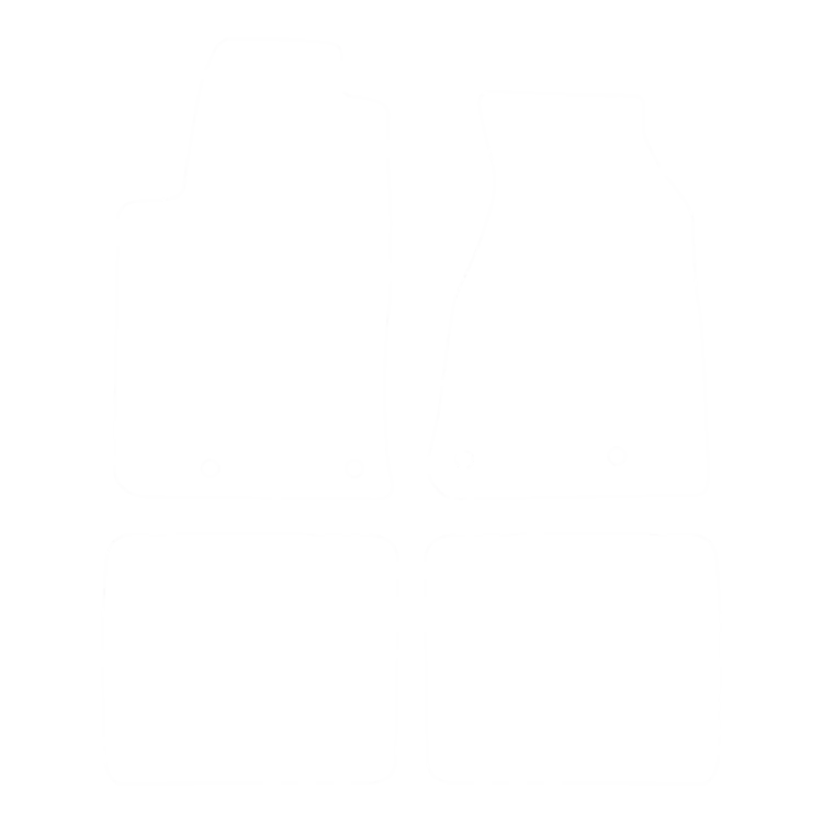 Welurowe dywaniki przód do Audi 80 B4 Cabrio 1988-1994- obrys