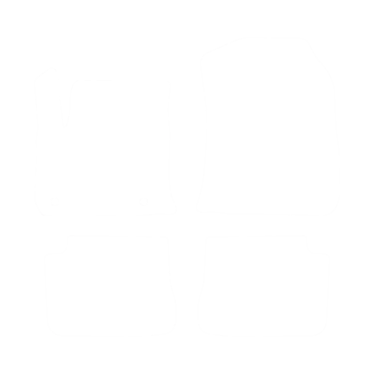 Welurowy dywanik kierowcy do Citroen e-C4 2020-- obrys