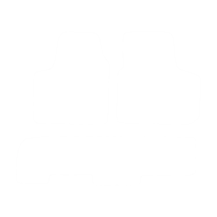 Welurowe dywaniki przód do Nissan Primastar I (5 siedzeń) 2001-2016- obrys