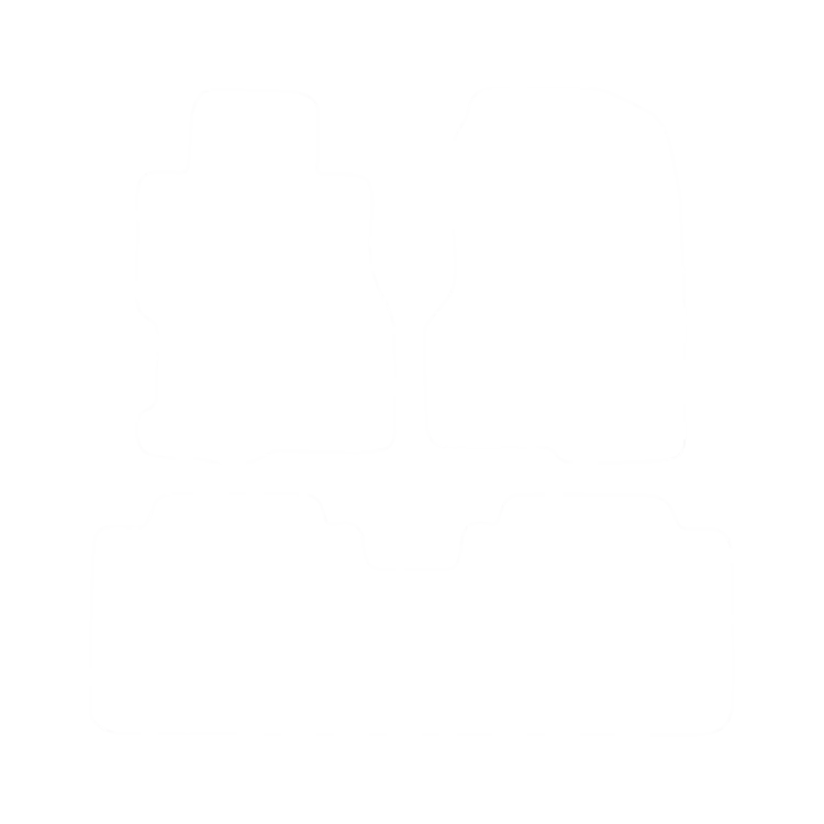 Welurowe dywaniki przód do Honda Civic VII (5 drzwi) 2001-2005- obrys