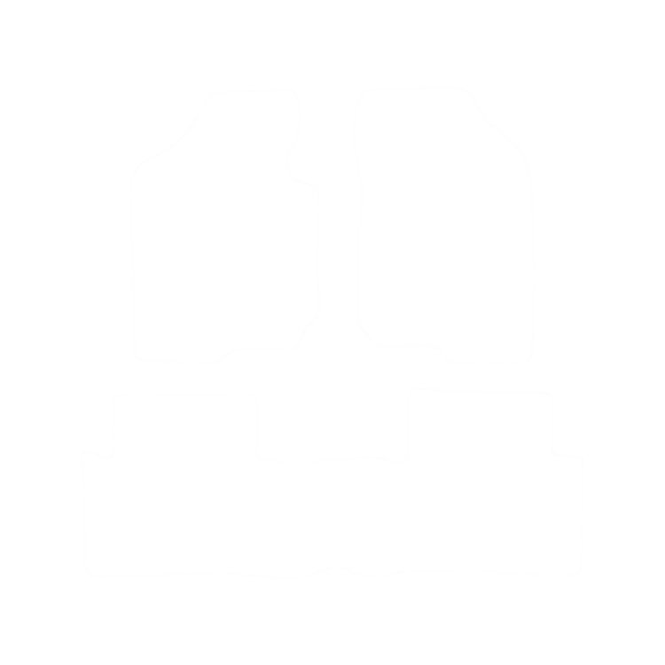 Komplet dywaników welurowych do Kia Carens III (5 siedzeń) 2006-2012- obrys