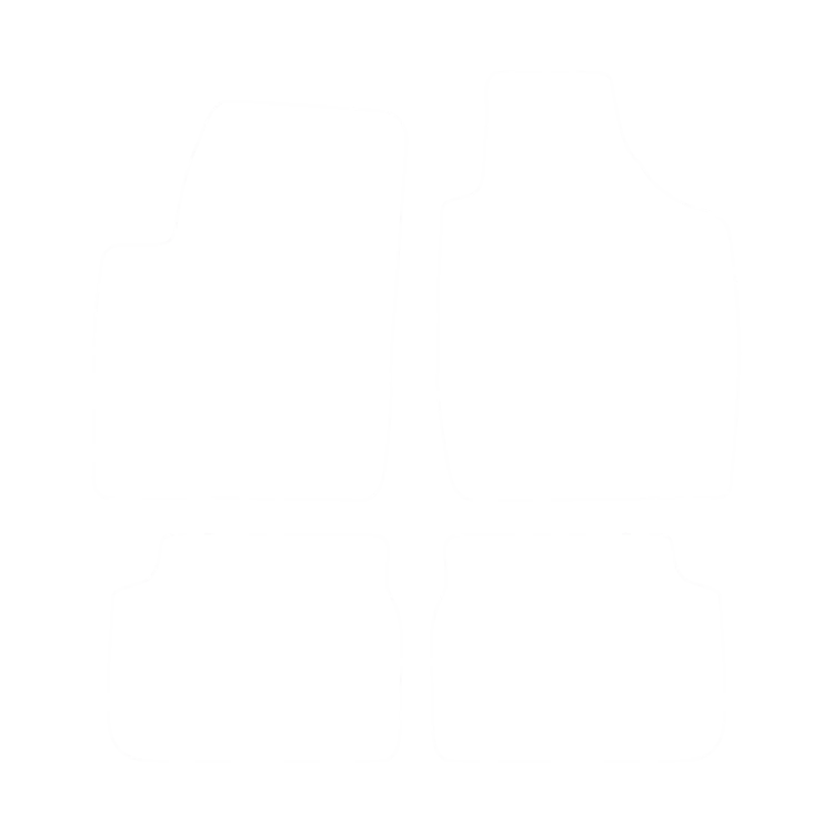 Welurowy dywanik kierowcy do Kia Rio I 2000-2005- obrys