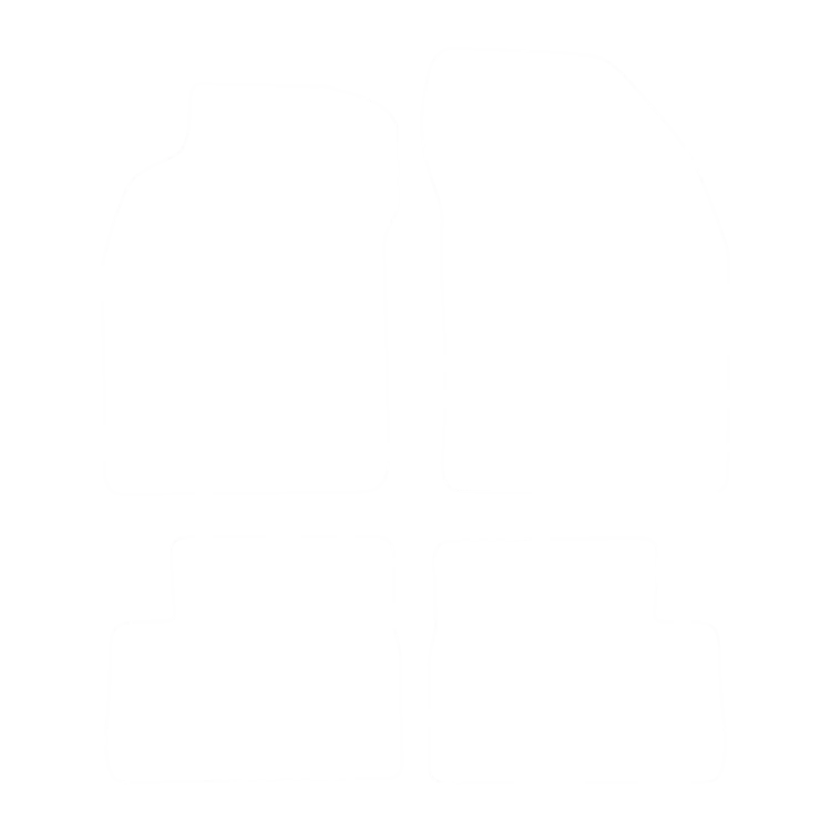 Komplet dywaników welurowych do Nissan Sunny 1990-1995- obrys
