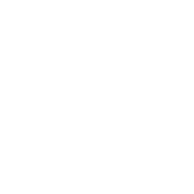 Welurowe dywaniki przód do Nissan Micra I K10 1982-1992- obrys