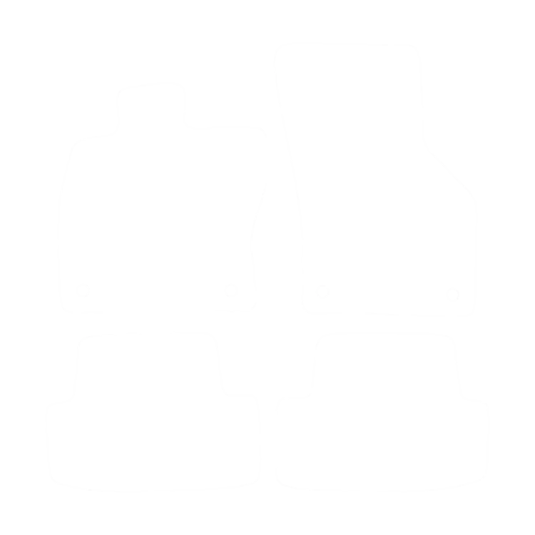 Welurowy dywanik kierowcy do Seat Leon III 2012-2020- obrys