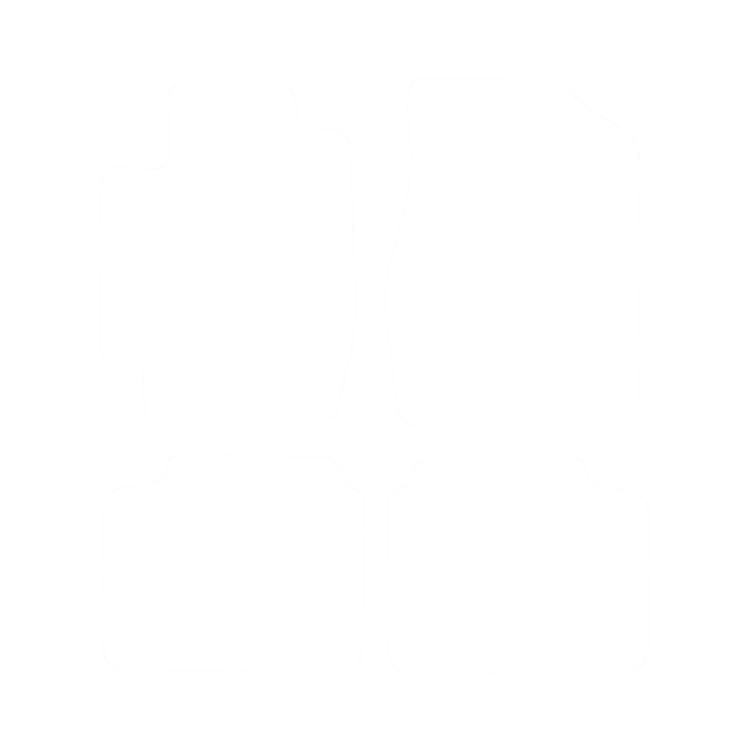 Welurowy dywanik kierowcy do Toyota Camry VI 2001-2005- obrys