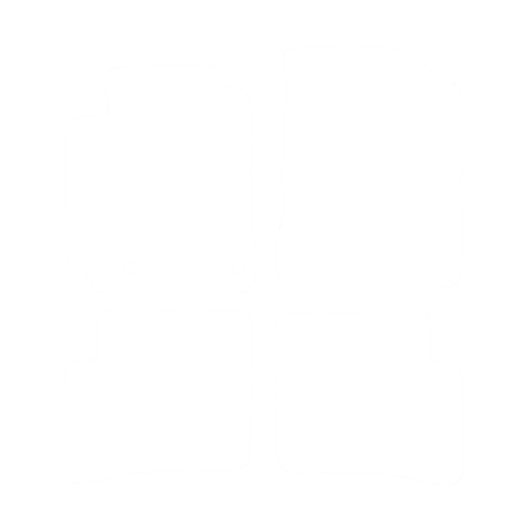 Komplet dywaników welurowych do Toyota Yaris I 1999-2006 (5 drzwi) 1999-2006- obrys