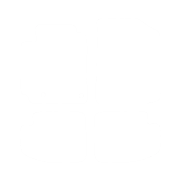 Komplet dywaników welurowych do Toyota Yaris I 1999-2006 (3 drzwi) 1996-2006- obrys