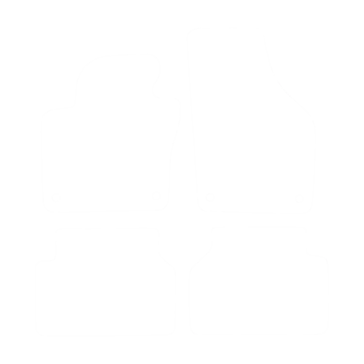 Welurowe dywaniki przód do Volkswagen Tiguan I 2007-2016- obrys