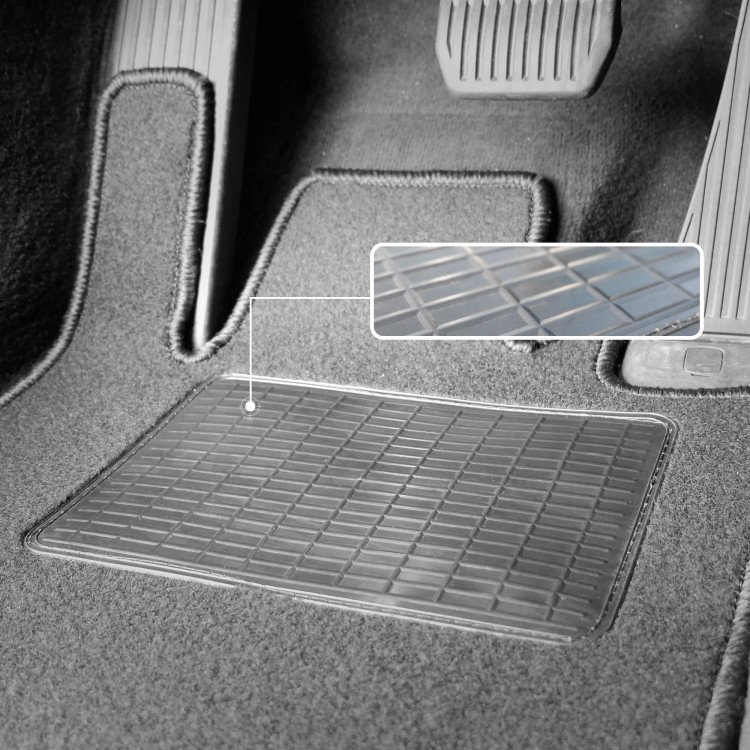 Welurowe dywaniki przód do Volkswagen Sharan I (5 siedzeń) 1996-2020 - wzmocnienie