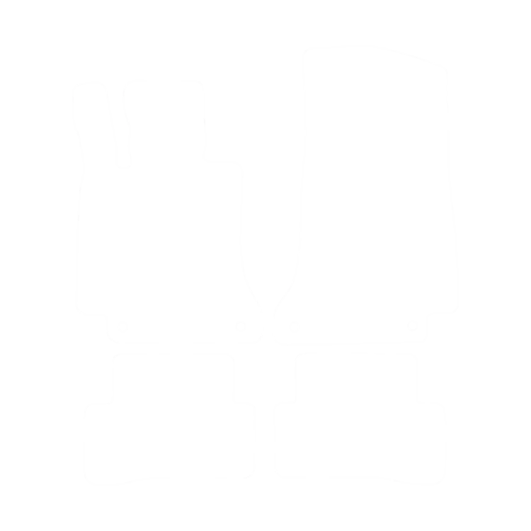 Dywanik EVA kierowcy do Mercedes C-klass W205 2014-2021 - obrys