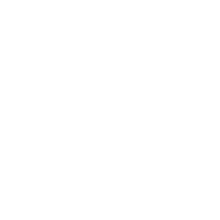 Dywanik EVA kierowcy do Mercedes S-klass C126 Coupe 1979-1991 - obrys