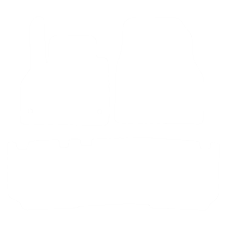 Dywanik EVA kierowcy do Renault Kangoo II (5 siedzeń) 2008-2021 - obrys