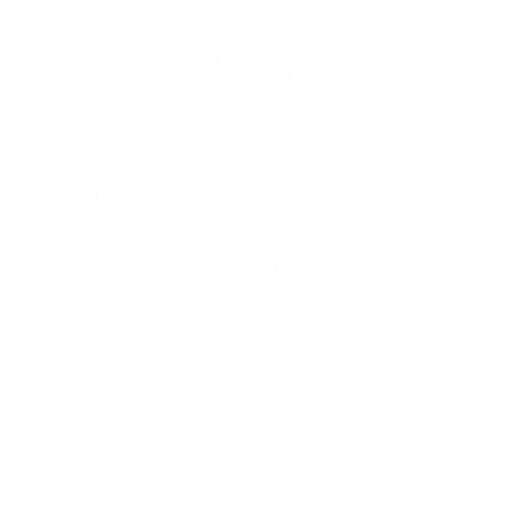 Dywaniki EVA przód do Mercedes S-klass W220 Wersja Długa 4-matic 1998-2005 - obrys