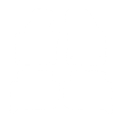 Dywaniki EVA przód do Volkswagen Touran I (5 siedzeń) 2003-2015 - obrys