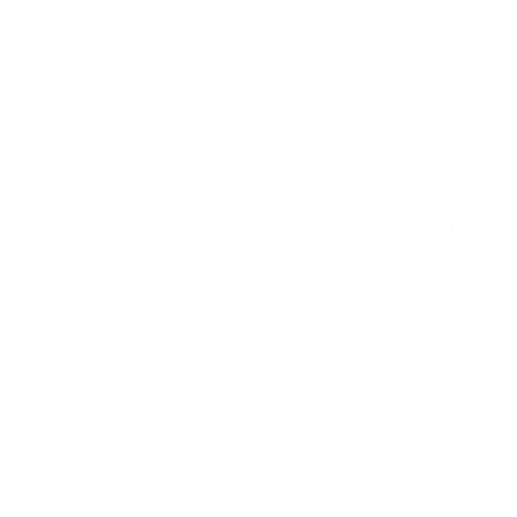 Dywaniki EVA przód do Volkswagen Touran I (5 siedzeń) 2003-2015 - obrys