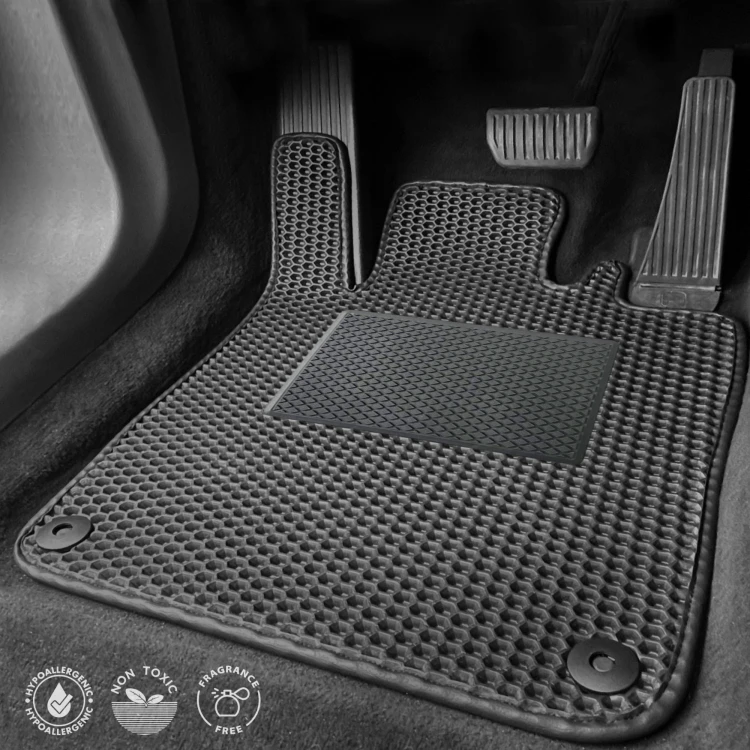 Komplet dywaników EVA do Honda Jazz II 2001-2008 - system mocowań