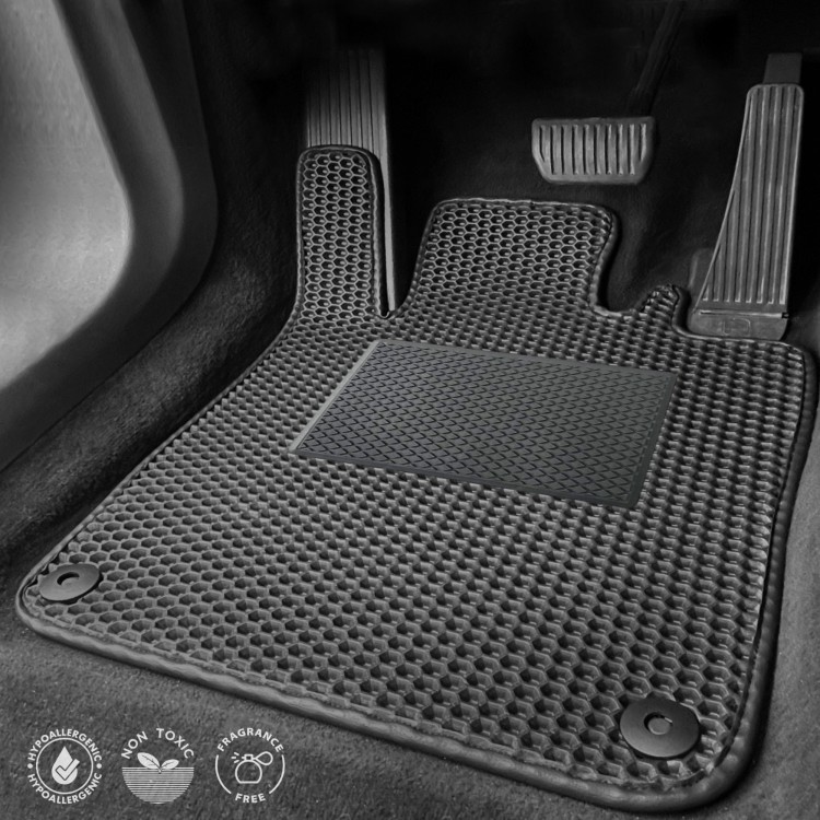 Komplet dywaników EVA do Mercedes S-klass W221 2005-2013 - system mocowań