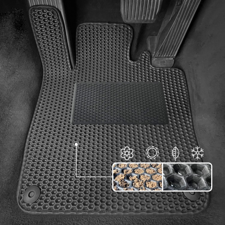 Komplet dywaników EVA do Mitsubishi Eclipse IV 2006-2011- - dopasowanie