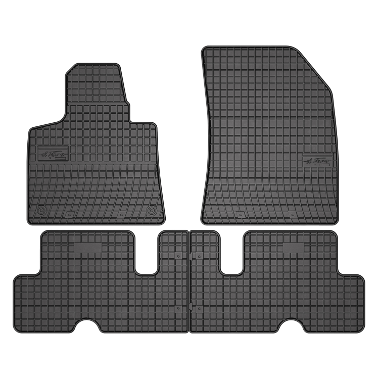 Komplet dywaników gumowych El Toro do Citroen C4 Picasso II (5 siedzeń) 2012-2019