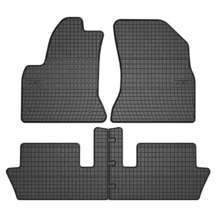 Komplet dywaników gumowych El Toro do Citroen C4 Picasso I (5 siedzeń) 2006-2012