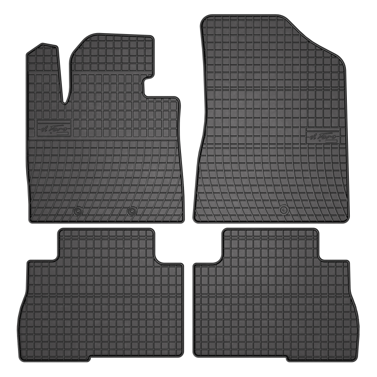 Komplet dywaników gumowych El Toro do Kia Sorento II Lift 2012-2014