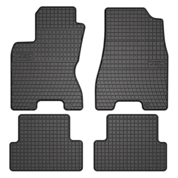 Komplet dywaników gumowych El Toro do Nissan X-trail II T31 2007-2013