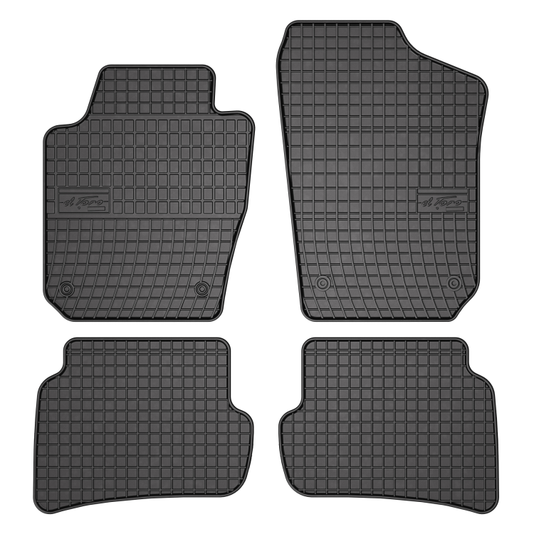 Komplet dywaników gumowych El Toro do Seat Ibiza IV 2008-2017
