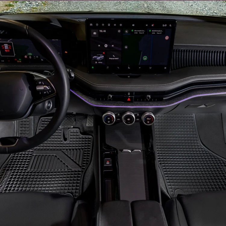 Komplet dywaników gumowych TPE do BMW X3 seria E83 2004-2010 - przednie dywaniki