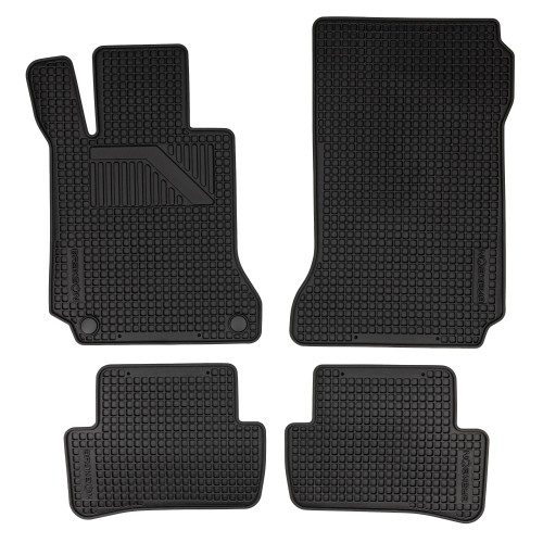 Komplet dywaników gumowych TPE do Mercedes C-klass W204 2007-2014