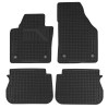 Komplet dywaników gumowych TPE do Volkswagen Caddy III Life (5 siedzeń) 2003-2020